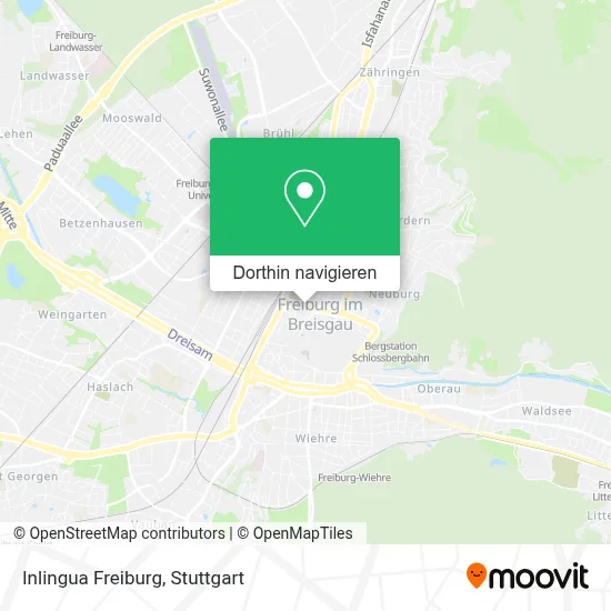 Inlingua Freiburg Karte