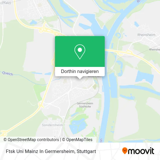 Ftsk Uni Mainz In Germersheim Karte