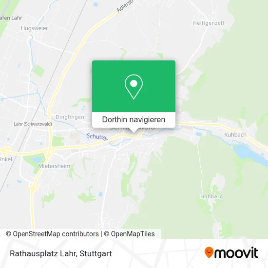 Rathausplatz Lahr Karte