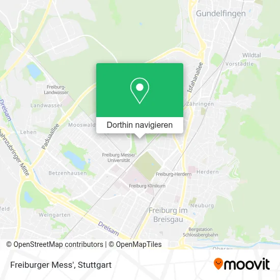 Freiburger Mess' Karte