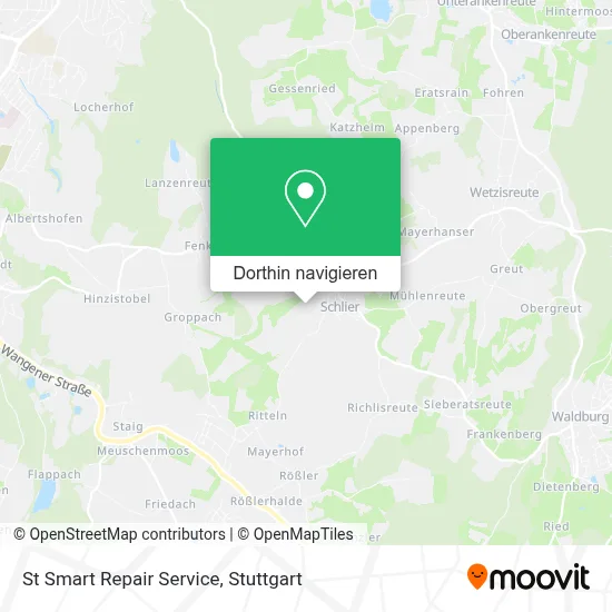 St Smart Repair Service Karte