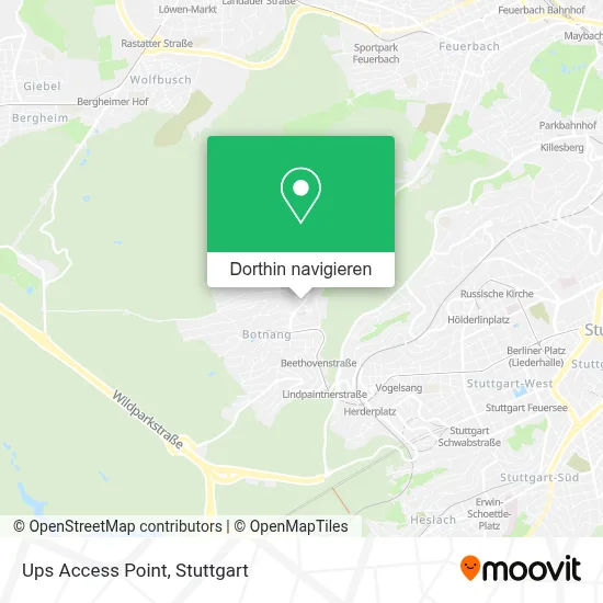 Ups Access Point Karte