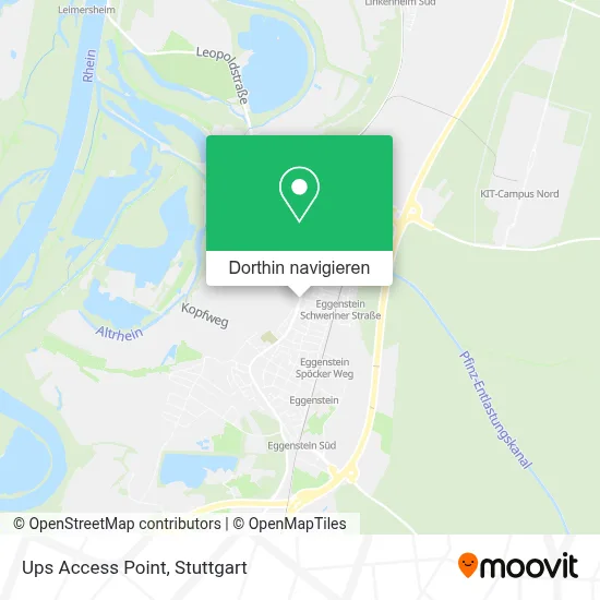 Ups Access Point Karte