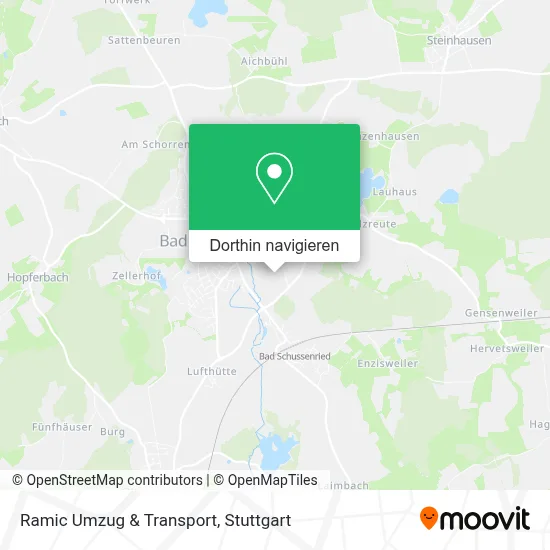 Ramic Umzug & Transport Karte