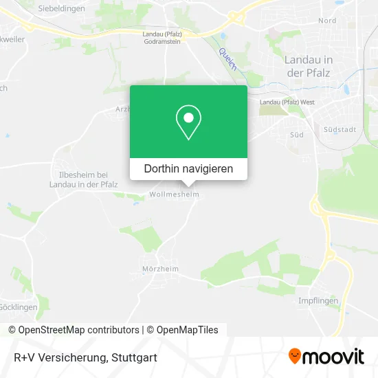 R+V Versicherung Karte