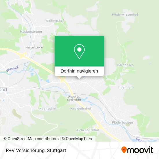 R+V Versicherung Karte