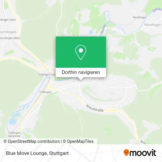 Blue Move Lounge Karte