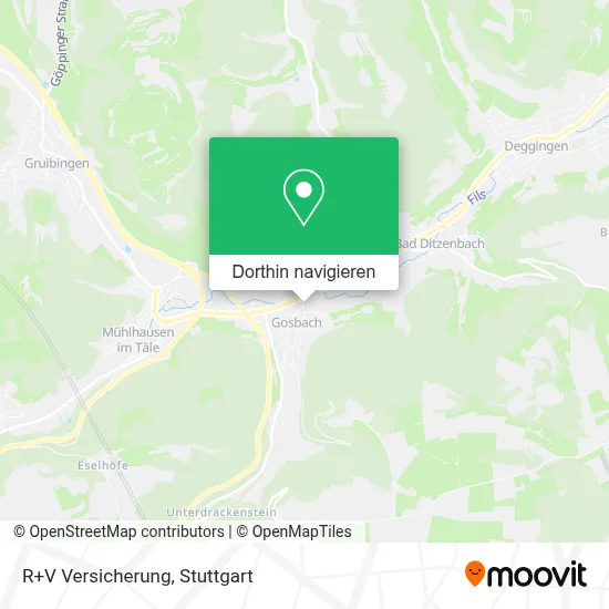 R+V Versicherung Karte