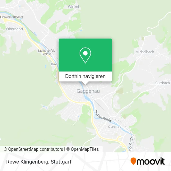 Rewe Klingenberg Karte