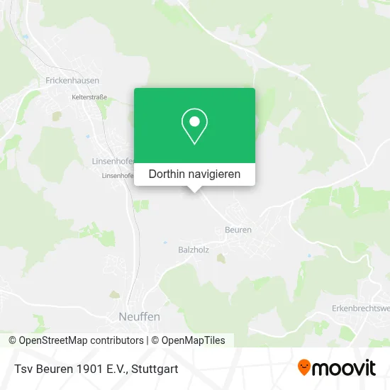 Tsv Beuren 1901 E.V. Karte