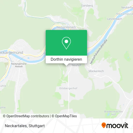 Neckartales Karte