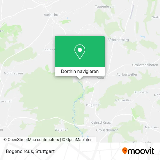 Bogencircus Karte