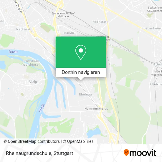 Rheinaugrundschule Karte