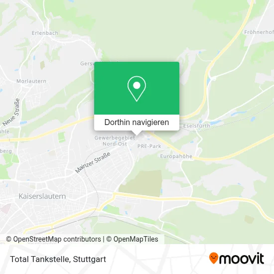 Total Tankstelle Karte
