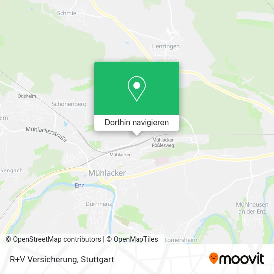 R+V Versicherung Karte