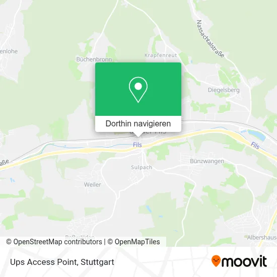 Ups Access Point Karte