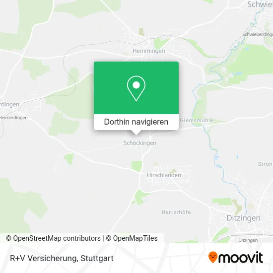 R+V Versicherung Karte