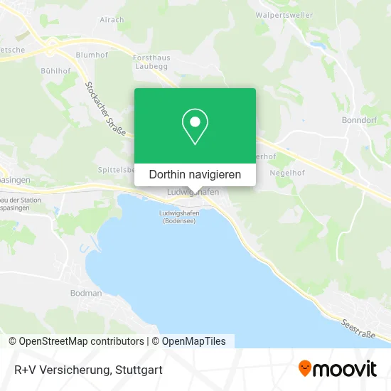 R+V Versicherung Karte