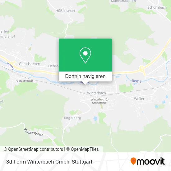 3d-Form Winterbach Gmbh Karte