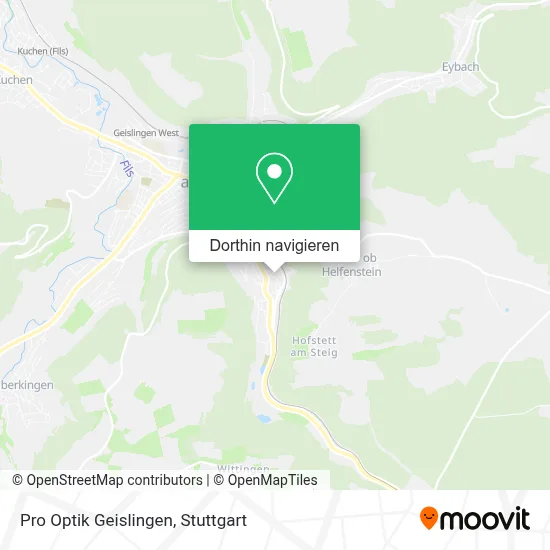 Pro Optik Geislingen Karte