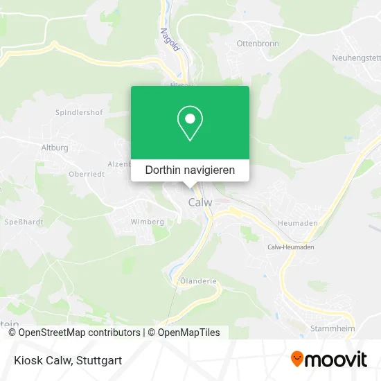 Kiosk Calw Karte