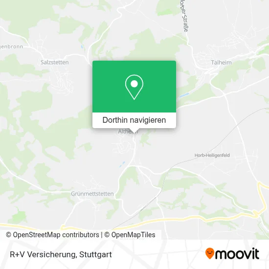 R+V Versicherung Karte