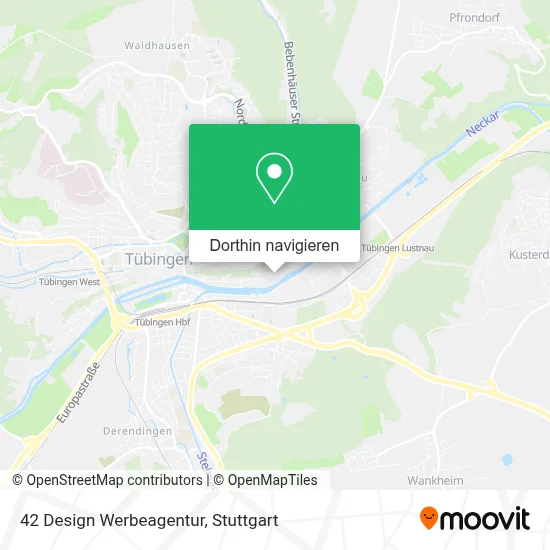 42 Design Werbeagentur Karte