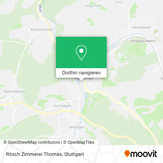 Rösch Zimmerei Thomas Karte