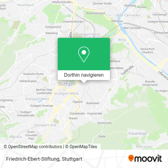 Friedrich-Ebert-Stiftung Karte