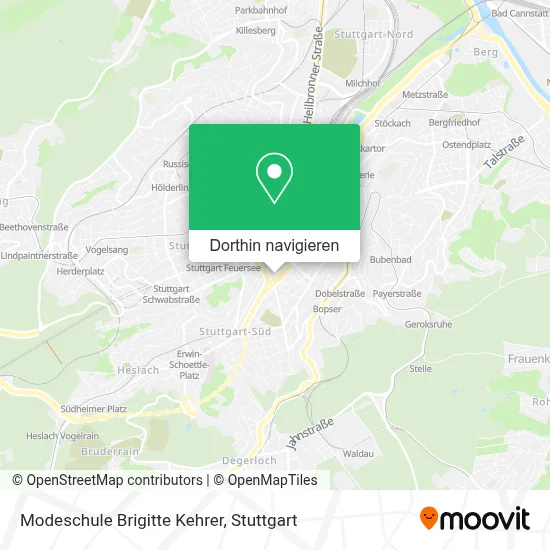 Modeschule Brigitte Kehrer Karte