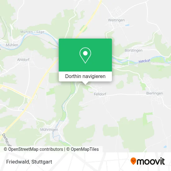 Friedwald Karte