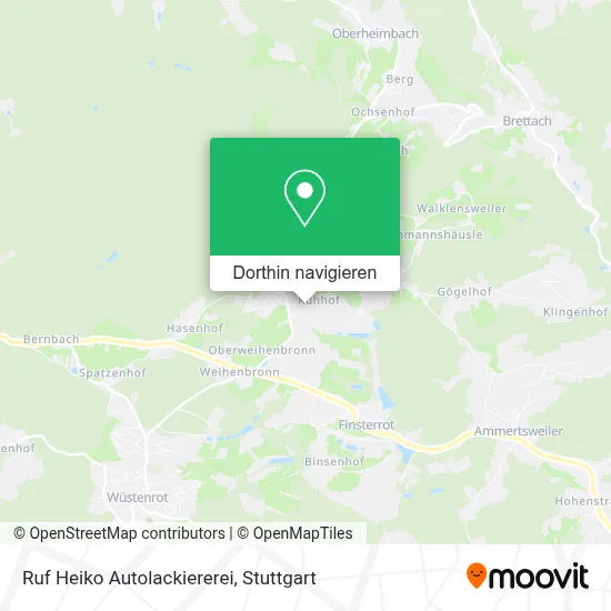 Ruf Heiko Autolackiererei Karte