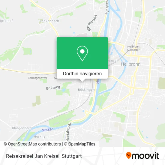 Reisekreisel Jan Kreisel Karte