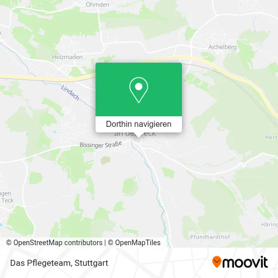 Das Pflegeteam Karte
