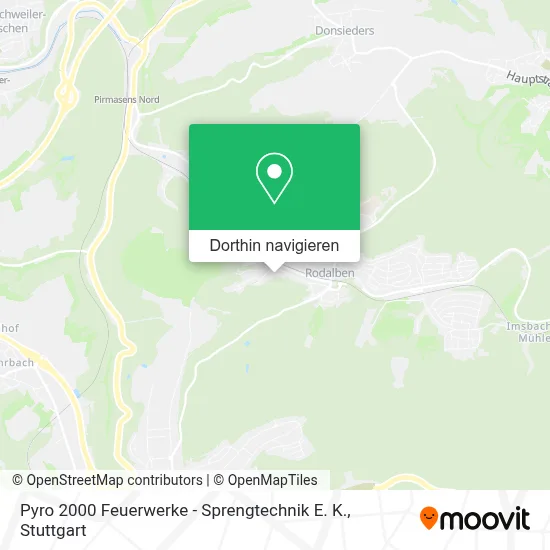Pyro 2000 Feuerwerke - Sprengtechnik E. K. Karte