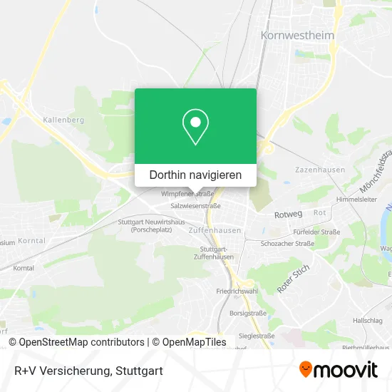 R+V Versicherung Karte