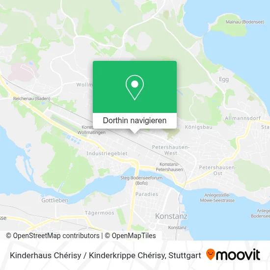 Kinderhaus Chérisy / Kinderkrippe Chérisy Karte