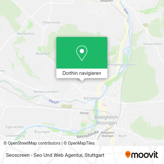 Seoscreen - Seo Und Web Agentur Karte