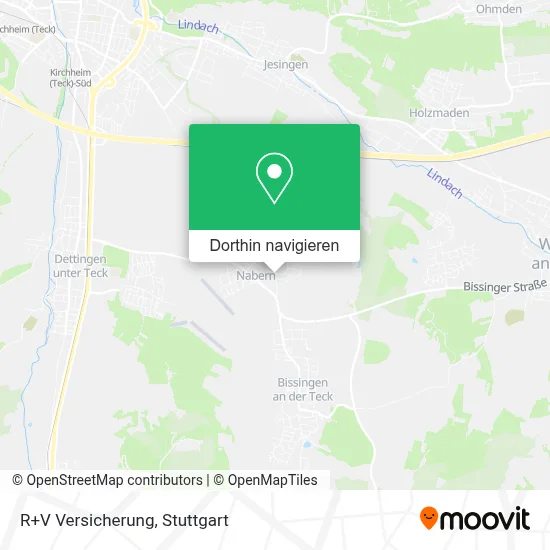 R+V Versicherung Karte