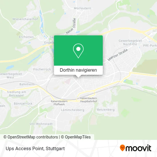 Ups Access Point Karte