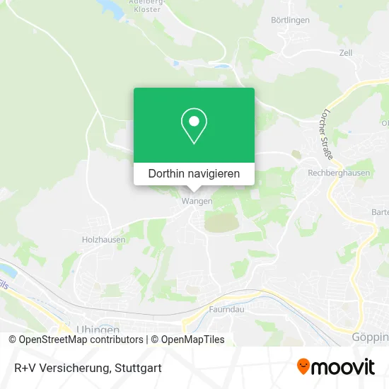 R+V Versicherung Karte