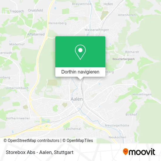 Storebox Abs - Aalen Karte