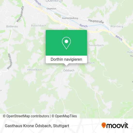 Gasthaus Krone Ödsbach Karte