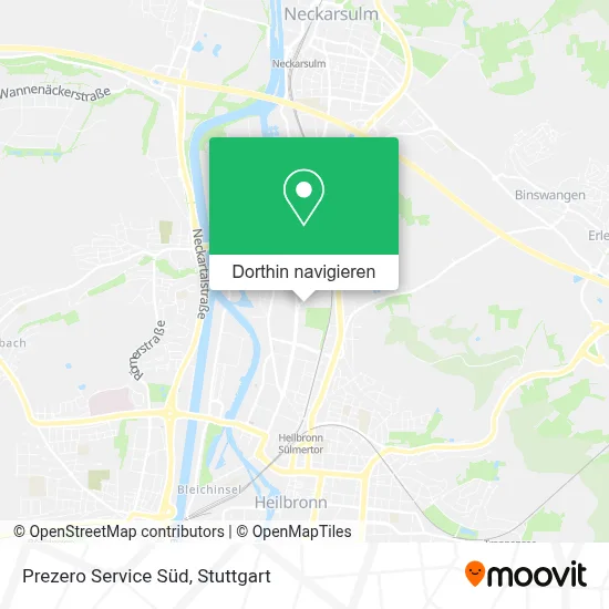 Prezero Service Süd Karte