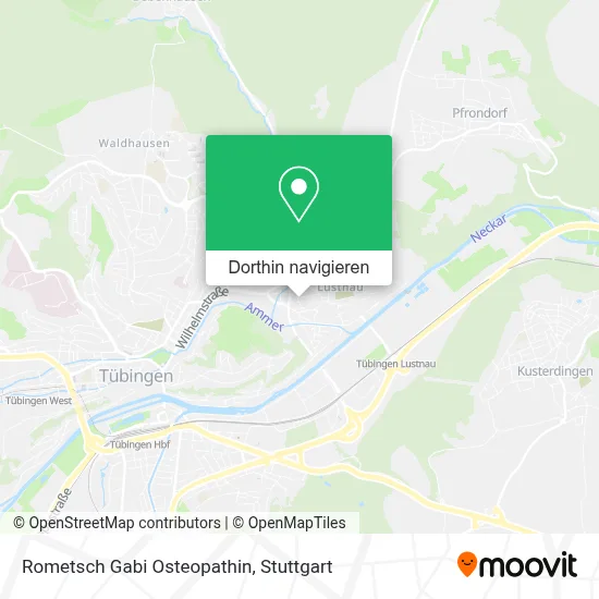 Rometsch Gabi Osteopathin Karte