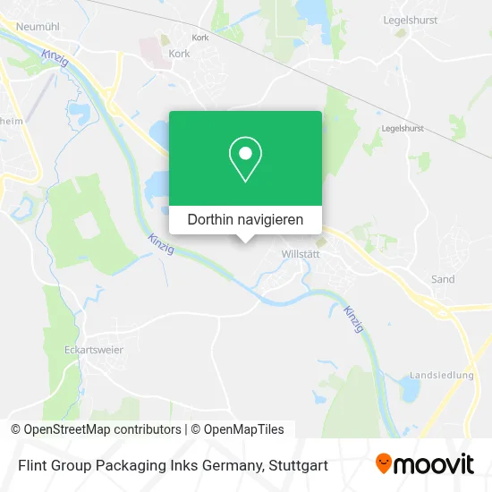 Flint Group Packaging Inks Germany Karte