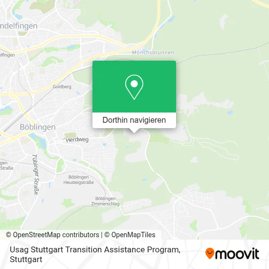 Usag Stuttgart Transition Assistance Program Karte