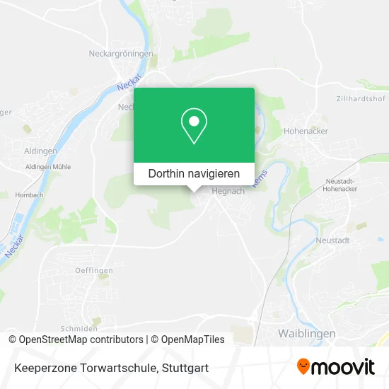 Keeperzone Torwartschule Karte