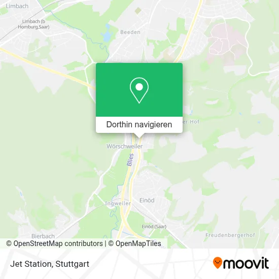 Jet Station Karte