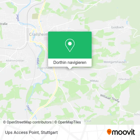 Ups Access Point Karte